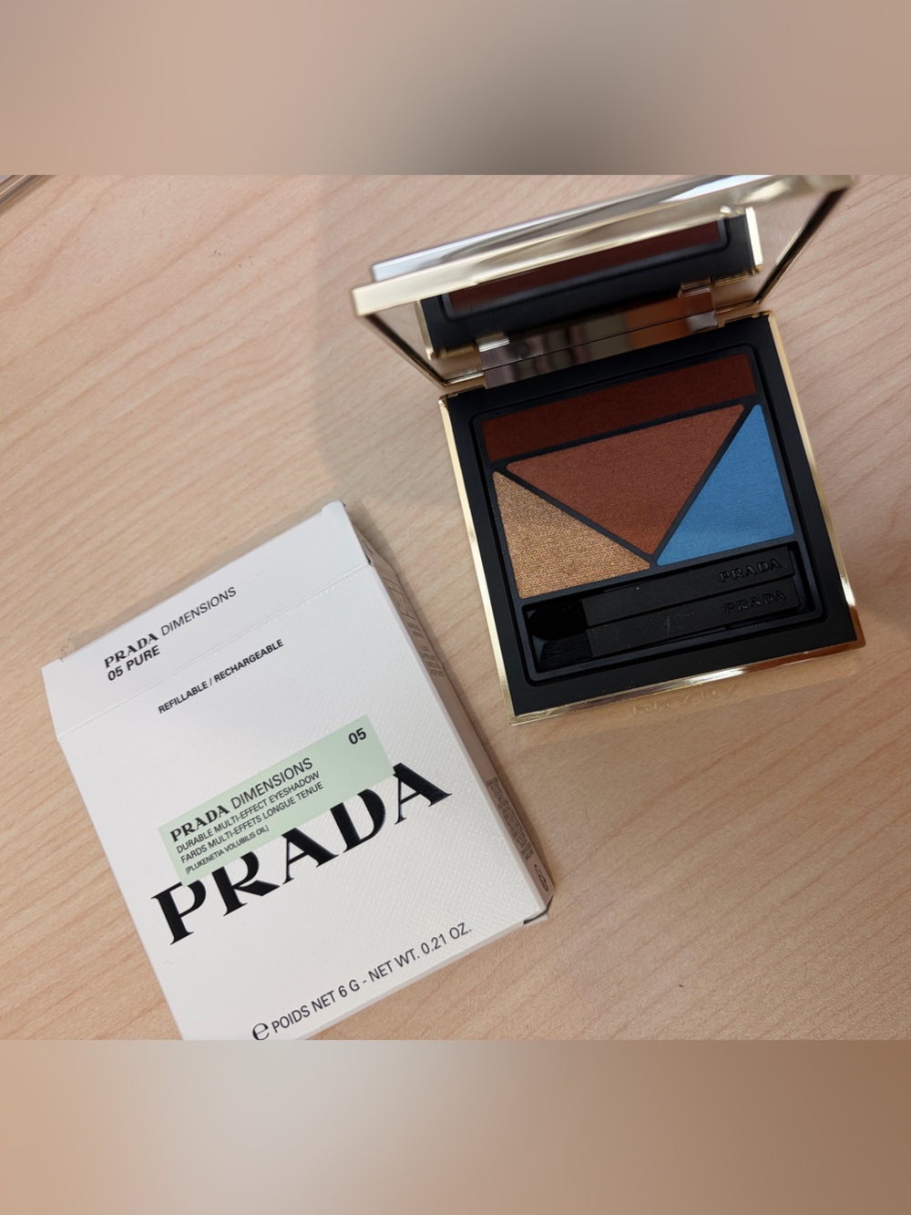 PRADA Dimensions 05 PURE Multi Effect Eyeshadow Palette .21 Oz NIB